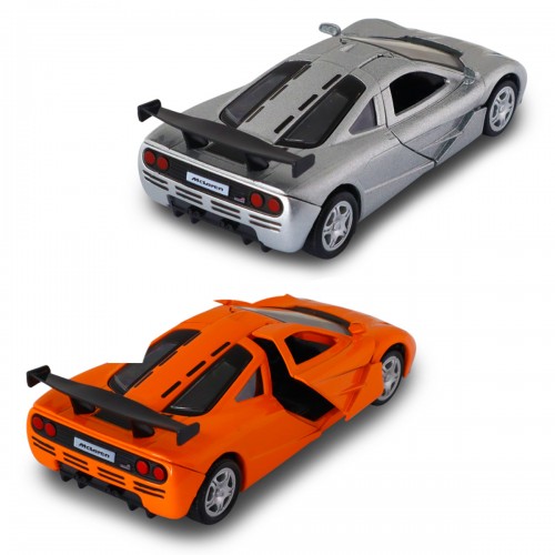 Автомодель - McLaren F1 1992 (серый, оранжевый) (TechnoDrive)