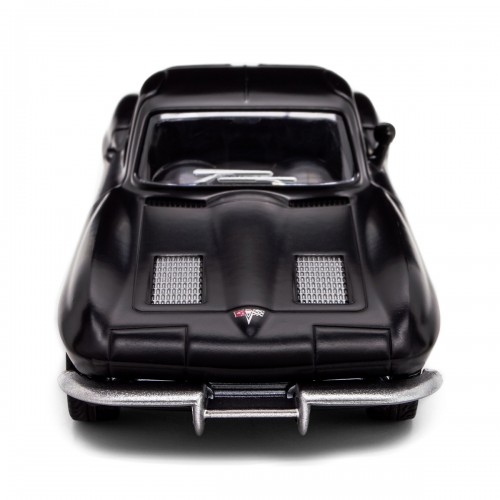 Автомодель - Chevrolet Corvette Split Window 1963 (матовий чорний) (TechnoDrive)