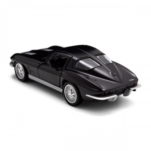 Автомодель - Chevrolet Corvette Split Window 1963 (матовий чорний) (TechnoDrive)
