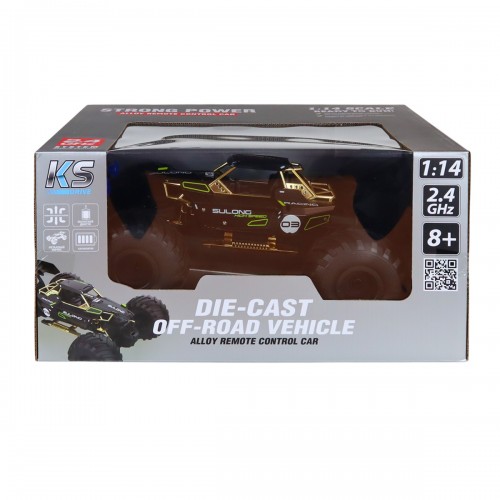 Автомобіль Off-road на р/к – High Speed (чорний, метал. корпус, 1:14) (KS Drive)