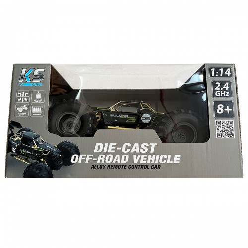 Автомобіль Off-road на р/к – High Speed (чорний, метал. корпус, 1:14) (KS Drive)