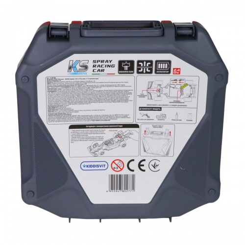 Автомобіль Spray Car на р/к – Racing (чорний, 1:20, вихлопна пара) (KS Drive)