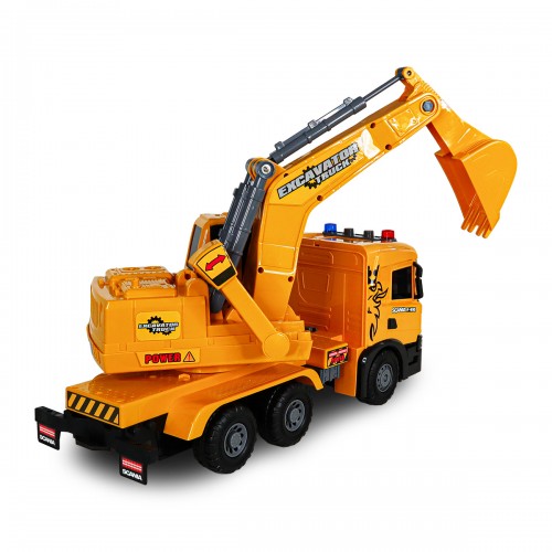 Автомодель серії Super Big Truck – Екскаватор Scania (світло, звук) (TechnoDrive)