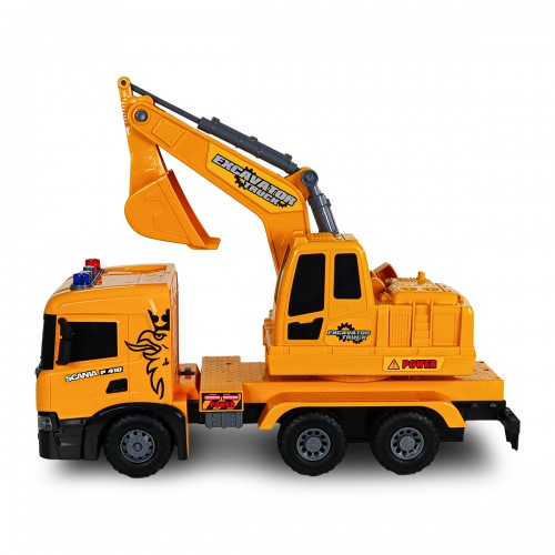 Автомодель серії Super Big Truck – Екскаватор Scania (світло, звук) (TechnoDrive)