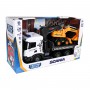 Игровой набор серии Super Big Truck – Автокран Scania с экскаватором (свет, звук) (TechnoDrive)