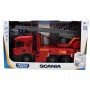 Автомодель серии Super Big Truck – Пожарная машина Scania (свет, звук, функ. воды) (TechnoDrive)