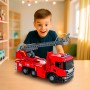 Автомодель серії Super Big Truck – Пожежна машина Scania (світло, звук, функ. води) (TechnoDrive)
