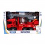 Автомодель серії Super Big Truck – Пожежна машина Scania (світло, звук, функ. води) (TechnoDrive)