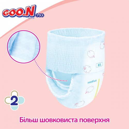 Трусики-подгузники Goo.N Plus для детей (размер 3(M), 6-12 кг, 52 шт) (Goo.N Plus) Трусики-подгузники Goo.N Plus для детей (размер 3(M), 6-12 кг, 52 шт) (Goo.N Plus)
