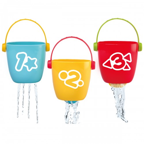 Игрушечные ведерка для игры в ванной Kiddi Smart – Водограйчики (KIDDI SMART) Игрушечные ведерка для игры в ванной Kiddi Smart – Водограйчики (KIDDI SMART)