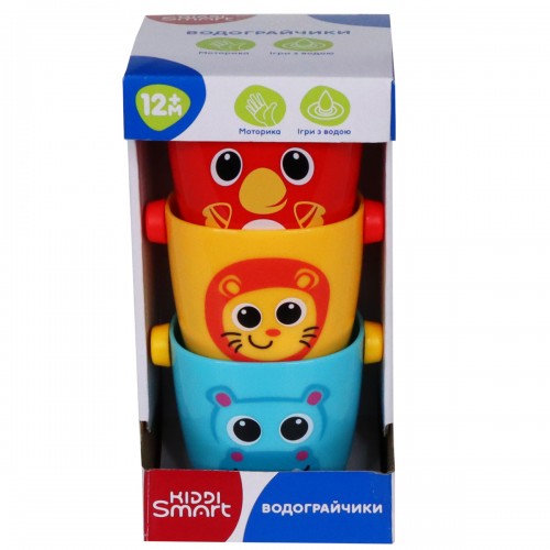 Игрушечные ведерка для игры в ванной Kiddi Smart – Водограйчики (KIDDI SMART) Игрушечные ведерка для игры в ванной Kiddi Smart – Водограйчики (KIDDI SMART)