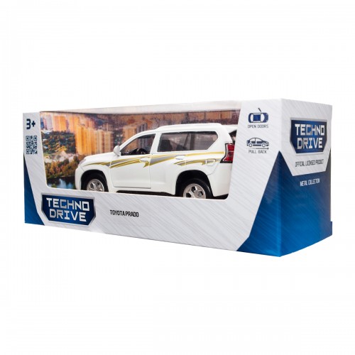 Автомодель - Toyota Prado (белый) (TechnoDrive)
