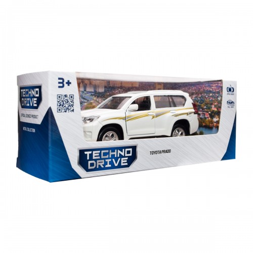 Автомодель - Toyota Prado (белый) (TechnoDrive)