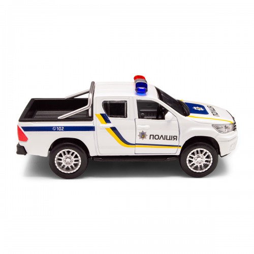 Автомодель - Toyota Hilux Полиция (белый) (TechnoDrive)