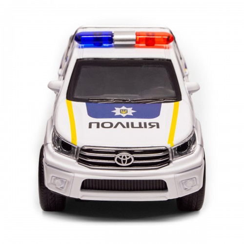 Автомодель - Toyota Hilux Полиция (белый) (TechnoDrive)