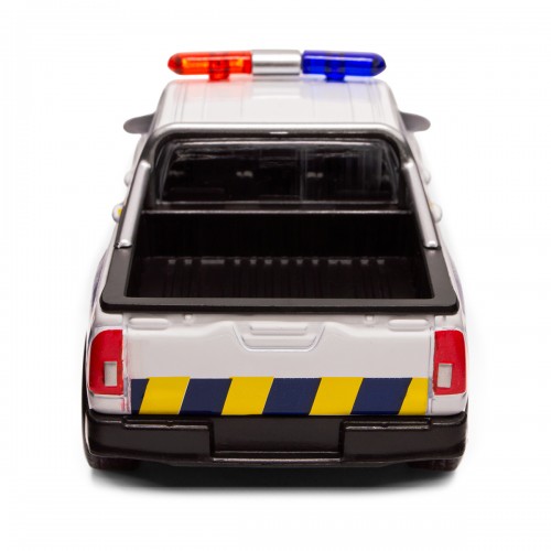 Автомодель - Toyota Hilux Полиция (белый) (TechnoDrive)