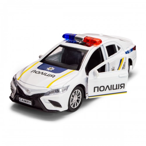 Автомодель - Toyota Camry Полиция (белый) (TechnoDrive)