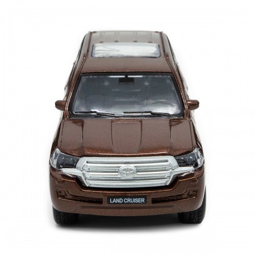 Автомодель - Toyota Land Cruiser (коричневый) (TechnoDrive)
