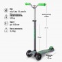Самокат Micro серії Maxi PRO Deluxe - Сіро-зелений (Micro)