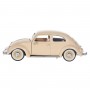 Автомодель - Volkswagen Käfer Beetle (1955) (бежевый, 1:18) (Bburago)