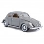 Автомодель - Volkswagen Käfer Beetle (1955) (серый, 1:18) (Bburago)