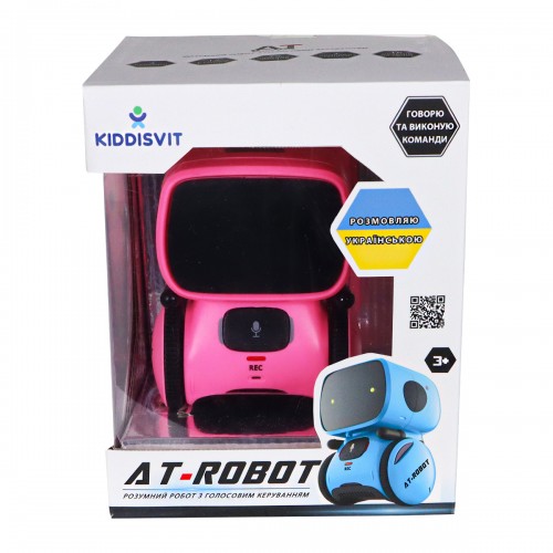 Інтеракт. робот з голосовим керуванням - AT-Rоbot (рожев., укр.) (AT-Robot)