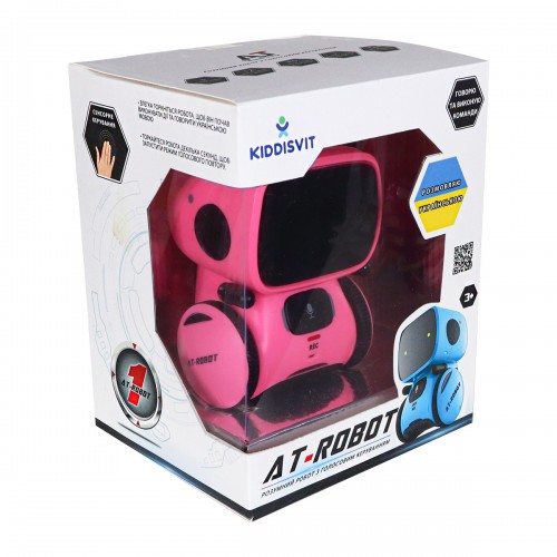 Інтеракт. робот з голосовим керуванням - AT-Rоbot (рожев., укр.) (AT-Robot)
