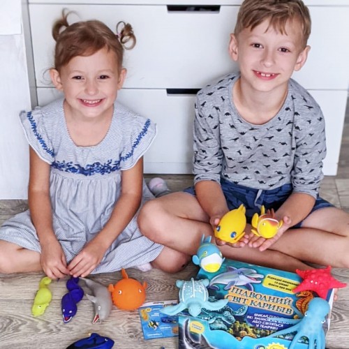 Стретч-игрушка в виде животного – Подводный мир Карибов (#sbabam)