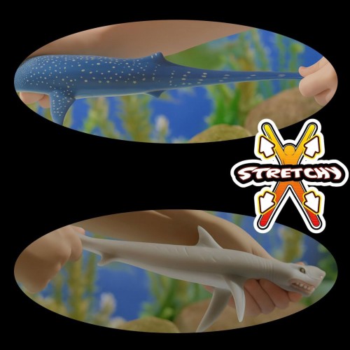 Дисплей стретч-игрушек серии Legend of animals Макси - Хранители океана(10шт) (#sbabam)