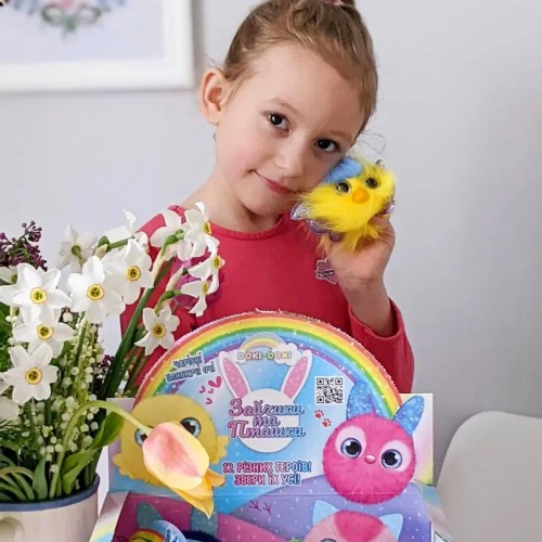 Мягкая коллекционная игрушка - Зайчики и птички (12 шт., в дисплее) (#sbabam)