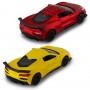 Автомодель – Chevrolet Corvette C8 Z06 2024 (желтый, красный) (TechnoDrive)