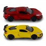 Автомодель – Chevrolet Corvette C8 Z06 2024 (желтый, красный) (TechnoDrive)