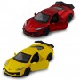 Автомодель – Chevrolet Corvette C8 Z06 2024 (желтый, красный) (TechnoDrive)