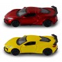 Автомодель – Chevrolet Corvette C8 Z06 2024 (желтый, красный) (TechnoDrive)