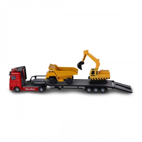 Игровой набор - Автоперевозчик (автоперевозчик, самосвал, экскаватор, акс.) (TechnoDrive)
