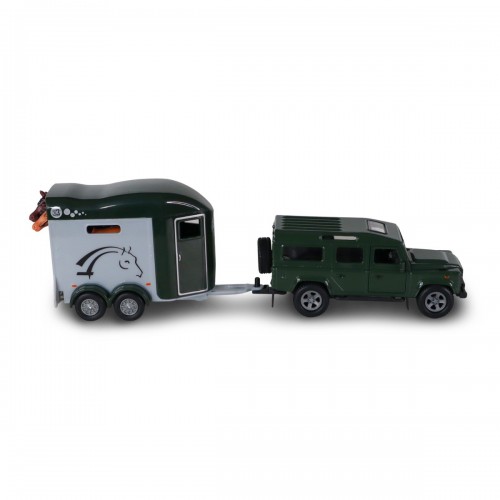 Игровой набор - Land Rover (с прицепом и фигурками лошадей) (TechnoDrive)