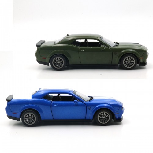 Автомодель - Dodge Challenger SRT Jailbreak 2022 (синий, зеленый) (TechnoDrive)