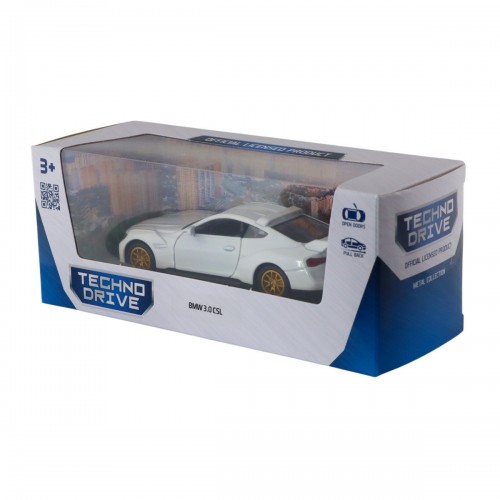 Автомодель - BMW 3.0 CSL (белый) (TechnoDrive)