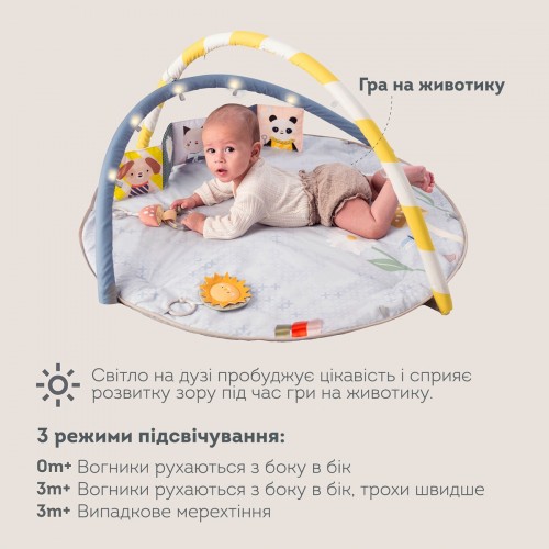 Музичний килимок з дугами, що розвиває – Сонячні ноти (Taf Toys)