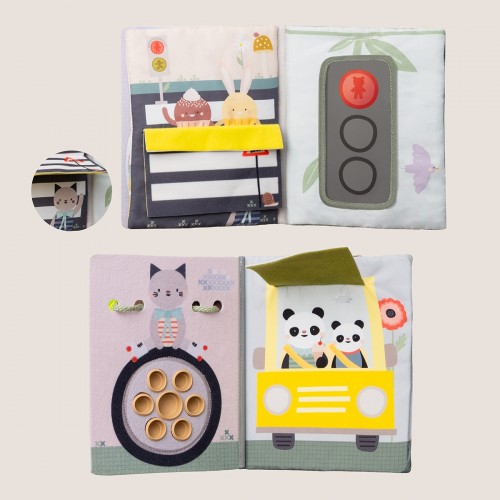 Центр, що розвиває, для автомобіля – Книжка мандрівника (Taf Toys)