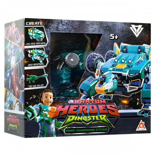 Динозавр-трансформер Dinoster - Мега Дино-Гардиан Стего (DINOSTER)
