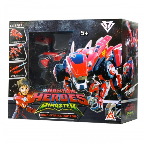 Динозавр-трансформер Dinoster - Мега Дино-Страйк Раптор (DINOSTER)
