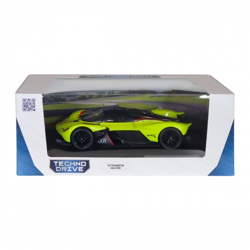 Автомодель - Aston Martin Valkyrie (жовтий, 1:18) (TechnoDrive)