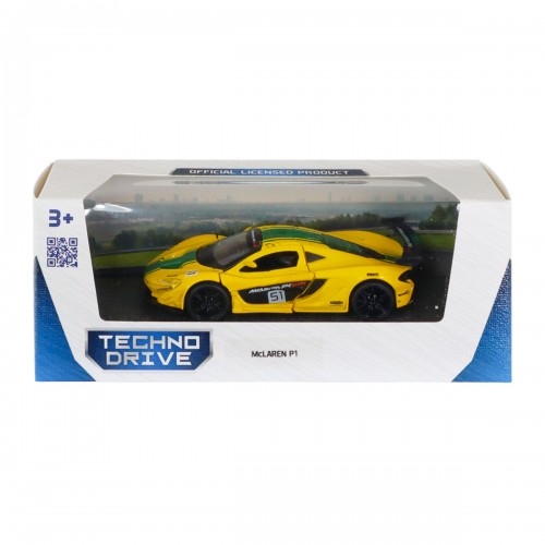 Автомодель - McLaren P1 (желтый, 1:43) (TechnoDrive)