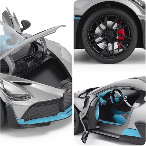 Автомодель - Bugatti Divo (сірий, 1:18) (TechnoDrive)