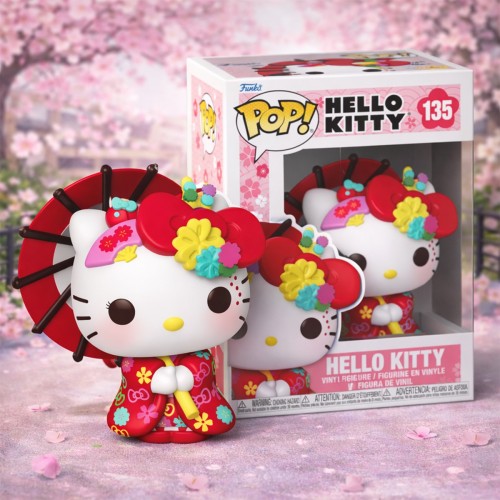 Ігрова фігурка Funko POP! серії Hello Kitty - Хелоу Кітті у кімоно (Funko)