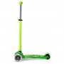 Самокат Micro серии Maxi Deluxe Neon LED - Зеленый попугай (Micro)