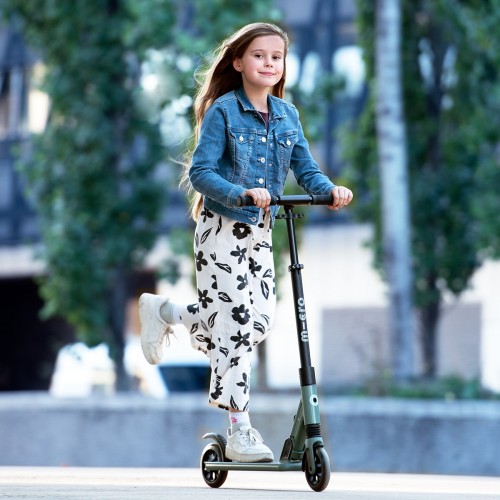 Самокат Micro складной серии Sprite Suspension - Оливковый (Micro)