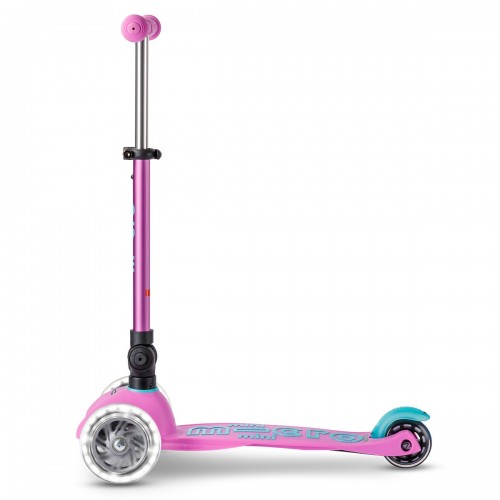Самокат MICRO складной серии Mini Deluxe Foldable LED – Лавандовый (Micro)