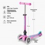 Самокат MICRO складной серии Mini Deluxe Foldable LED – Лавандовый (Micro)